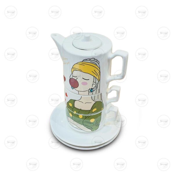 سرویس چای خوری دو نفره چینی